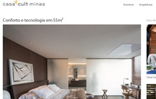 Casa Cult Minas - Conforto e tecnologia em 55m²