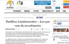 Pastilhas Luminescentes – Luz que vem do revestimento